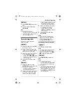 Preview for 45 page of Panasonic KX-TG8280FX Operating Instructions Manual