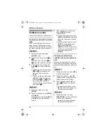 Preview for 46 page of Panasonic KX-TG8280FX Operating Instructions Manual