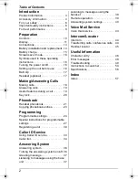 Preview for 2 page of Panasonic KX-TG8321AL Operating Instructions Manual