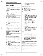 Предварительный просмотр 18 страницы Panasonic KX-TG8321AL Operating Instructions Manual