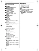 Preview for 56 page of Panasonic KX-TG8321AL Operating Instructions Manual