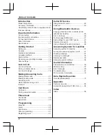 Preview for 2 page of Panasonic KX-TG832SK Operating Instructions Manual