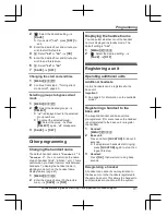 Preview for 41 page of Panasonic KX-TG832SK Operating Instructions Manual