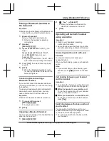 Preview for 49 page of Panasonic KX-TG832SK Operating Instructions Manual