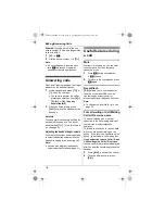 Preview for 16 page of Panasonic KX-TG8411BX Operating Instructions Manual