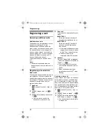 Preview for 28 page of Panasonic KX-TG8411BX Operating Instructions Manual