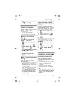 Preview for 33 page of Panasonic KX-TG8411BX Operating Instructions Manual