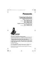 Panasonic KX-TG8411FX Operating Instructions Manual предпросмотр