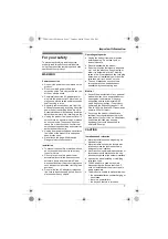 Предварительный просмотр 7 страницы Panasonic KX-TG8411FX Operating Instructions Manual