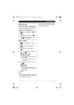 Предварительный просмотр 17 страницы Panasonic KX-TG8411FX Operating Instructions Manual