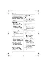 Предварительный просмотр 22 страницы Panasonic KX-TG8411FX Operating Instructions Manual