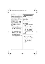 Предварительный просмотр 24 страницы Panasonic KX-TG8411FX Operating Instructions Manual