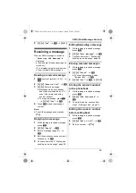 Предварительный просмотр 39 страницы Panasonic KX-TG8411FX Operating Instructions Manual