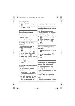 Предварительный просмотр 42 страницы Panasonic KX-TG8411FX Operating Instructions Manual