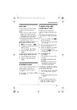 Предварительный просмотр 49 страницы Panasonic KX-TG8411FX Operating Instructions Manual