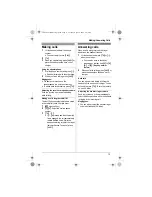 Предварительный просмотр 10 страницы Panasonic KX-TG8411HG Operating Instructions Manual