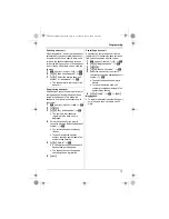 Предварительный просмотр 13 страницы Panasonic KX-TG8411HG Operating Instructions Manual