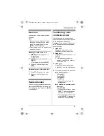 Предварительный просмотр 33 страницы Panasonic KX-TG8412C Operating Instructions Manual