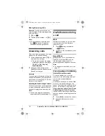 Предварительный просмотр 16 страницы Panasonic KX-TG8421E Operating Instructions Manual