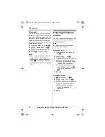 Предварительный просмотр 20 страницы Panasonic KX-TG8421E Operating Instructions Manual