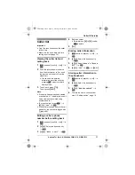 Предварительный просмотр 31 страницы Panasonic KX-TG8421E Operating Instructions Manual