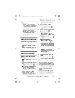 Предварительный просмотр 33 страницы Panasonic KX-TG8421E Operating Instructions Manual