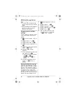 Предварительный просмотр 36 страницы Panasonic KX-TG8421E Operating Instructions Manual