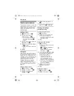 Предварительный просмотр 18 страницы Panasonic KX-TG8511BX Operating Instructions Manual