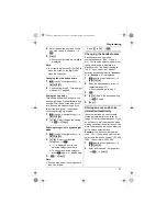 Preview for 27 page of Panasonic KX-TG8511BX Operating Instructions Manual