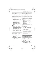 Preview for 33 page of Panasonic KX-TG8511BX Operating Instructions Manual