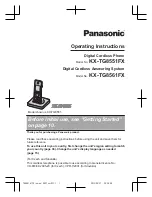 Panasonic KX-TG8551FX Operating Instructions Manual предпросмотр