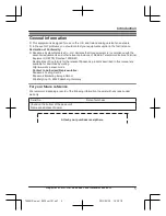 Предварительный просмотр 5 страницы Panasonic KX-TG8561 Series Operating Instructions Manual