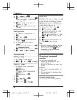 Предварительный просмотр 22 страницы Panasonic KX-TG8561 Series Operating Instructions Manual