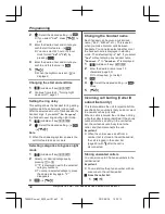 Предварительный просмотр 32 страницы Panasonic KX-TG8561 Series Operating Instructions Manual