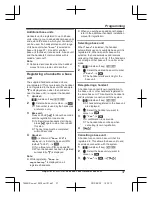 Предварительный просмотр 37 страницы Panasonic KX-TG8561 Series Operating Instructions Manual