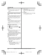 Предварительный просмотр 38 страницы Panasonic KX-TG8561 Series Operating Instructions Manual