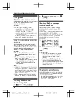 Предварительный просмотр 42 страницы Panasonic KX-TG8561 Series Operating Instructions Manual