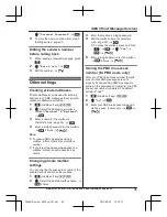 Предварительный просмотр 45 страницы Panasonic KX-TG8561 Series Operating Instructions Manual