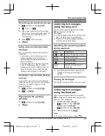 Предварительный просмотр 47 страницы Panasonic KX-TG8561 Series Operating Instructions Manual