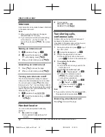 Предварительный просмотр 52 страницы Panasonic KX-TG8561 Series Operating Instructions Manual