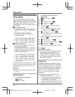 Предварительный просмотр 20 страницы Panasonic KX-TG8562AZ Operating Instructions Manual