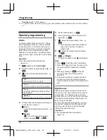 Предварительный просмотр 30 страницы Panasonic KX-TG8562AZ Operating Instructions Manual