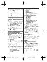 Предварительный просмотр 33 страницы Panasonic KX-TG8562AZ Operating Instructions Manual