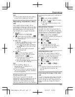 Предварительный просмотр 37 страницы Panasonic KX-TG8562AZ Operating Instructions Manual