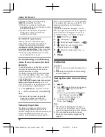 Предварительный просмотр 40 страницы Panasonic KX-TG8562AZ Operating Instructions Manual