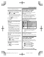 Предварительный просмотр 43 страницы Panasonic KX-TG8562AZ Operating Instructions Manual