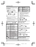 Предварительный просмотр 44 страницы Panasonic KX-TG8562AZ Operating Instructions Manual