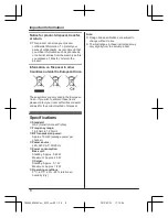 Предварительный просмотр 8 страницы Panasonic KX-TG8563AZ Operating Instructions Manual