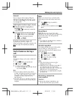 Предварительный просмотр 17 страницы Panasonic KX-TG8563AZ Operating Instructions Manual