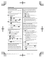 Предварительный просмотр 32 страницы Panasonic KX-TG8563AZ Operating Instructions Manual